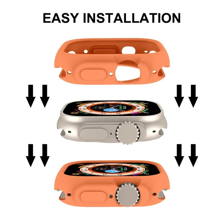 適用於 Apple Watch Ultra 3 / 2 / 1 49mm ENKAY 素色保護軟 TPU 框架保護殼