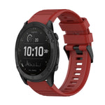26mm Horizontal Texture Silicone Watch Band with Removal Tool, For Garmin Fenix 7X, For Garmin Fenix 7X Solar, For Garmin Tactix Delta, For Garmin Enduro, For Garmin Fenix 6X, For Garmin Fenix 6X Pro