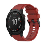 26mm Horizontal Texture Silicone Watch Band with Removal Tool, For Garmin Fenix 6X Sapphire, For Garmin Fenix 5X Sapphire, For Garmin Fenix 5X Plus, For Garmin Fenix 3, For Garmin Fenix 3 HR, For Garmin Fenix 3 Sapphire