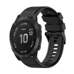 22mm Horizontal Texture Silicone Watch Band with Removal Tool, For Garmin Fenix 6 Pro GPS, For Garmin Fenix 6 Sapphire GPS, For Garmin Fenix 5, For Garmin Fenix 5 Plus, For Garmin Quatix 5, For Garmin Quatix 5 Sapphire