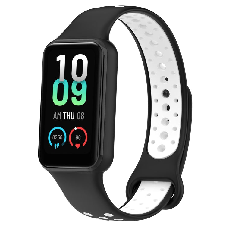 Loop Two-Color Breathable Silicone Watch Band, For Amazfit Band 7