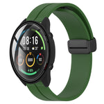 22mm Solid Color Magnetic Clasp Silicone Watch Band, For Xiaomi MI Watch Color