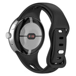 水滴瘦身蝴蝶扣純矽膠錶帶，適用於 Google Pixel Watch 4 / 3 / 2 / 1 41mm