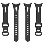 水滴瘦身蝴蝶扣純矽膠錶帶，適用於 Google Pixel Watch 4 / 3 / 2 / 1 41mm