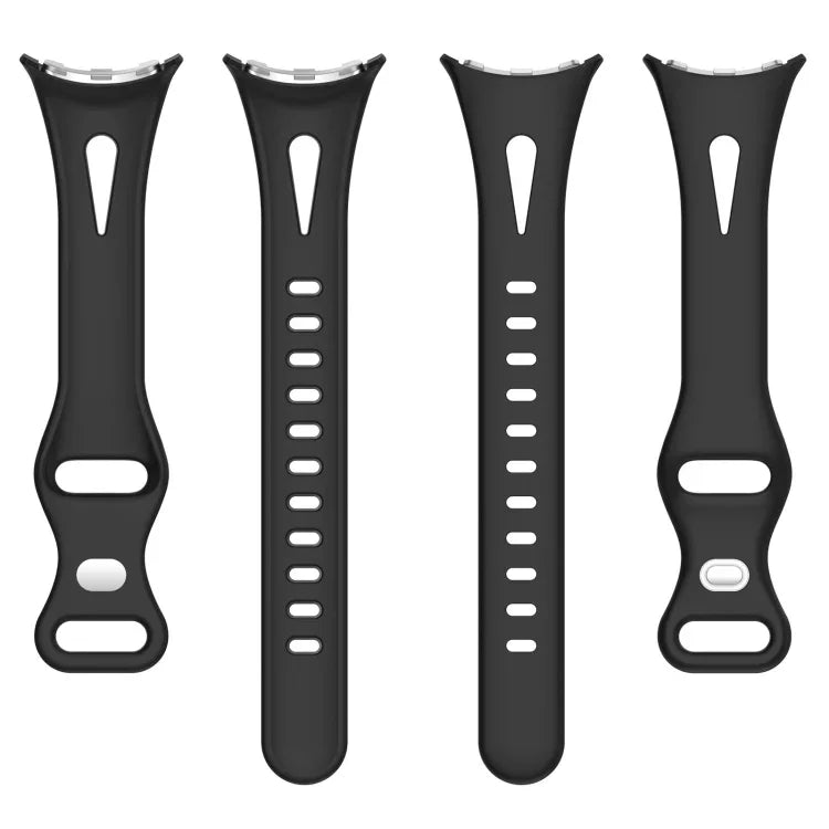 水滴瘦身蝴蝶扣純矽膠錶帶，適用於 Google Pixel Watch 4 / 3 / 2 / 1 41mm