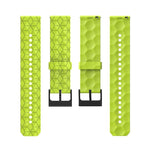22mm Football Pattern Solid Color Silicone Watch Band, For Huawei Watch 3 Pro New