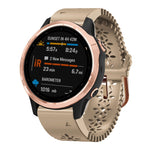 20mm Lady's Silicone Watch Band With Lace Punch, For Garmin Fenix 7S, For Garmin Fenix 7S Solar, For Garmin Fenix 7S Sapphire Solar, For Garmin Instinct 2S, For Garmin Fenix 6S, For Garmin Fenix 6S Pro