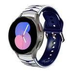 曲面紋理矽膠錶帶，適用於 Samsung Galaxy Watch 5 44mm、Samsung Galaxy Watch 5 40mm、Samsung Galaxy Watch 5 Pro 45mm