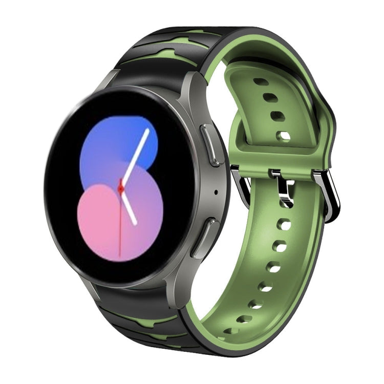 曲面紋理矽膠錶帶，適用於 Samsung Galaxy Watch 5 44mm、Samsung Galaxy Watch 5 40mm、Samsung Galaxy Watch 5 Pro 45mm