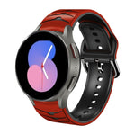 曲面紋理矽膠錶帶，適用於 Samsung Galaxy Watch 5 44mm、Samsung Galaxy Watch 5 40mm、Samsung Galaxy Watch 5 Pro 45mm