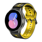 曲面紋理矽膠錶帶，適用於 Samsung Galaxy Watch 5 44mm、Samsung Galaxy Watch 5 40mm、Samsung Galaxy Watch 5 Pro 45mm