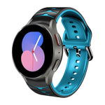 曲面紋理矽膠錶帶，適用於 Samsung Galaxy Watch 5 44mm、Samsung Galaxy Watch 5 40mm、Samsung Galaxy Watch 5 Pro 45mm