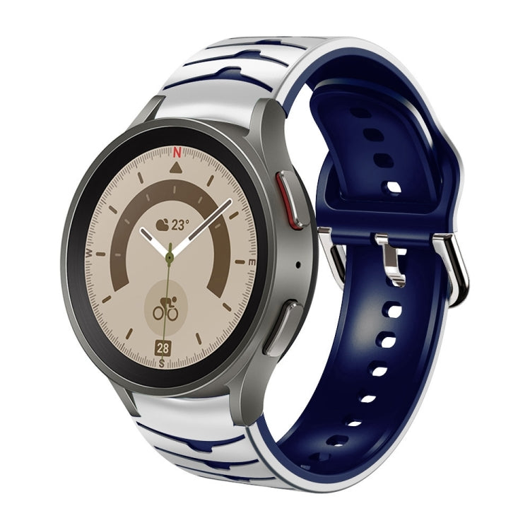 曲面紋理矽膠錶帶，適用於 Samsung Galaxy Watch 5 44mm、Samsung Galaxy Watch 5 40mm、Samsung Galaxy Watch 5 Pro 45mm