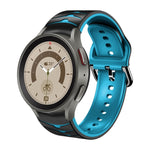 曲面紋理矽膠錶帶，適用於 Samsung Galaxy Watch 5 44mm、Samsung Galaxy Watch 5 40mm、Samsung Galaxy Watch 5 Pro 45mm