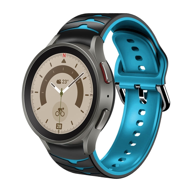 曲面紋理矽膠錶帶，適用於 Samsung Galaxy Watch 5 44mm、Samsung Galaxy Watch 5 40mm、Samsung Galaxy Watch 5 Pro 45mm