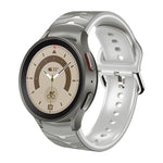 曲面紋理矽膠錶帶，適用於 Samsung Galaxy Watch 5 44mm、Samsung Galaxy Watch 5 40mm、Samsung Galaxy Watch 5 Pro 45mm