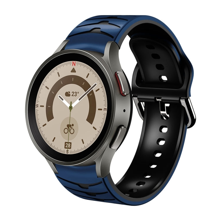 曲面紋理矽膠錶帶，適用於 Samsung Galaxy Watch 5 44mm、Samsung Galaxy Watch 5 40mm、Samsung Galaxy Watch 5 Pro 45mm