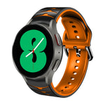 曲面紋理矽膠錶帶，適用於 Samsung Galaxy Watch 4 44mm、Samsung Galaxy Watch 4 40mm、Samsung Galaxy Watch 4 Classic 42mm