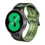 曲面紋理矽膠錶帶，適用於 Samsung Galaxy Watch 4 44mm、Samsung Galaxy Watch 4 40mm、Samsung Galaxy Watch 4 Classic 42mm