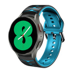 曲面紋理矽膠錶帶，適用於 Samsung Galaxy Watch 4 44mm、Samsung Galaxy Watch 4 40mm、Samsung Galaxy Watch 4 Classic 42mm