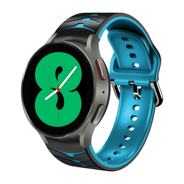 曲面紋理矽膠錶帶，適用於 Samsung Galaxy Watch 4 44mm、Samsung Galaxy Watch 4 40mm、Samsung Galaxy Watch 4 Classic 42mm
