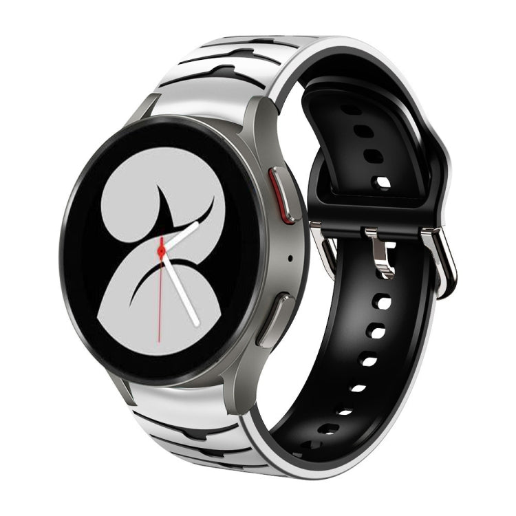 曲面紋理矽膠錶帶，適用於 Samsung Galaxy Watch 4 44mm、Samsung Galaxy Watch 4 40mm、Samsung Galaxy Watch 4 Classic 42mm