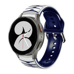 曲面紋理矽膠錶帶，適用於 Samsung Galaxy Watch 4 44mm、Samsung Galaxy Watch 4 40mm、Samsung Galaxy Watch 4 Classic 42mm