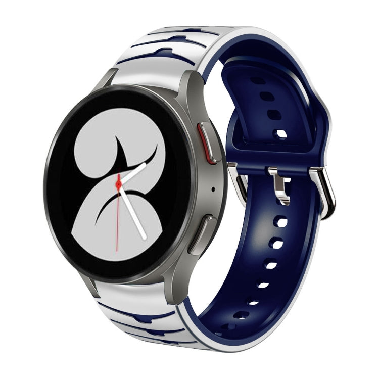 曲面紋理矽膠錶帶，適用於 Samsung Galaxy Watch 4 44mm、Samsung Galaxy Watch 4 40mm、Samsung Galaxy Watch 4 Classic 42mm