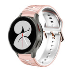 曲面紋理矽膠錶帶，適用於 Samsung Galaxy Watch 4 44mm、Samsung Galaxy Watch 4 40mm、Samsung Galaxy Watch 4 Classic 42mm