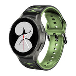曲面紋理矽膠錶帶，適用於 Samsung Galaxy Watch 4 44mm、Samsung Galaxy Watch 4 40mm、Samsung Galaxy Watch 4 Classic 42mm