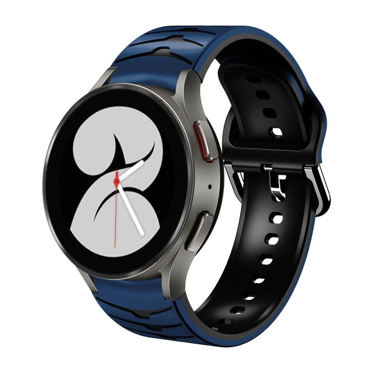 曲面紋理矽膠錶帶，適用於 Samsung Galaxy Watch 4 44mm、Samsung Galaxy Watch 4 40mm、Samsung Galaxy Watch 4 Classic 42mm