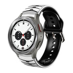 曲面紋理矽膠錶帶，適用於 Samsung Galaxy Watch 4 44mm、Samsung Galaxy Watch 4 40mm、Samsung Galaxy Watch 4 Classic 42mm