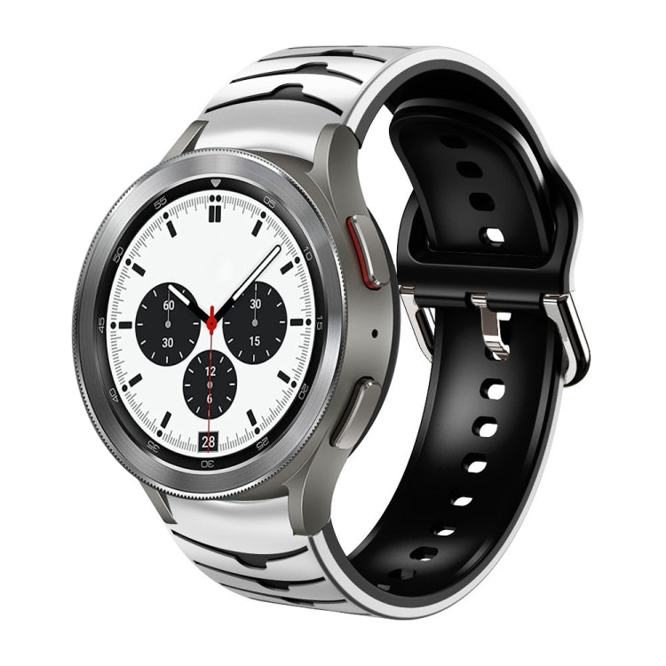 曲面紋理矽膠錶帶，適用於 Samsung Galaxy Watch 4 44mm、Samsung Galaxy Watch 4 40mm、Samsung Galaxy Watch 4 Classic 42mm