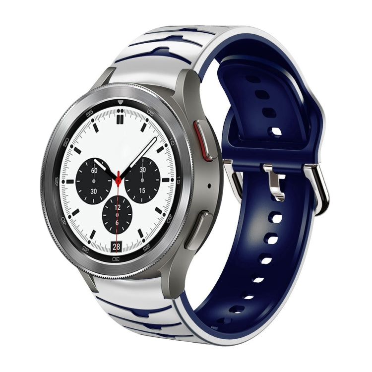 曲面紋理矽膠錶帶，適用於 Samsung Galaxy Watch 4 44mm、Samsung Galaxy Watch 4 40mm、Samsung Galaxy Watch 4 Classic 42mm