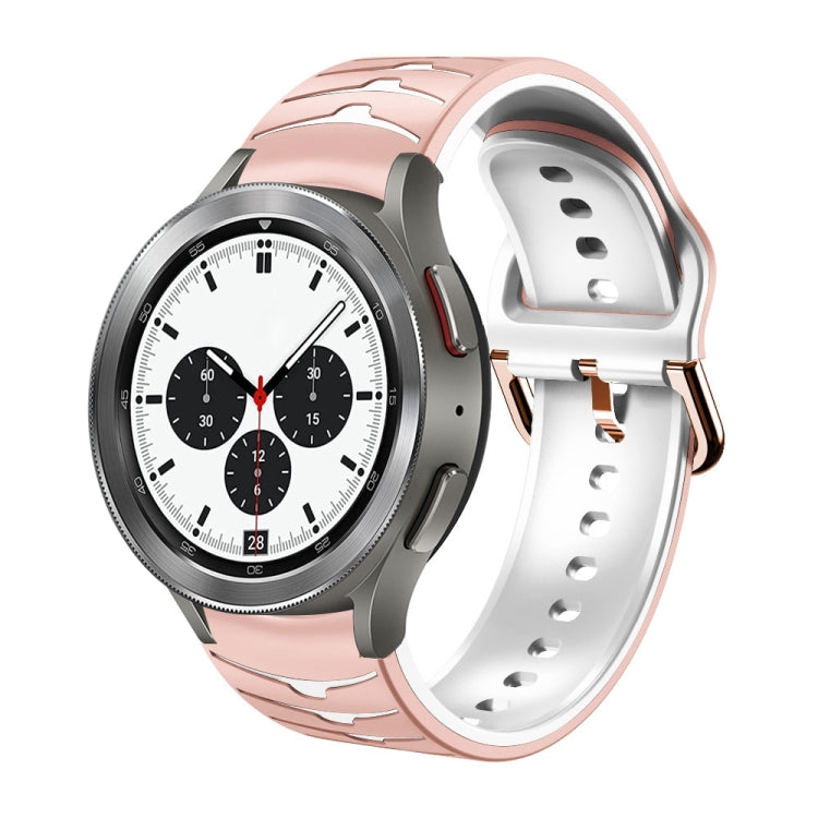曲面紋理矽膠錶帶，適用於 Samsung Galaxy Watch 4 44mm、Samsung Galaxy Watch 4 40mm、Samsung Galaxy Watch 4 Classic 42mm