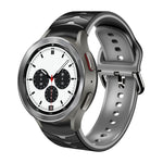 曲面紋理矽膠錶帶，適用於 Samsung Galaxy Watch 4 44mm、Samsung Galaxy Watch 4 40mm、Samsung Galaxy Watch 4 Classic 42mm