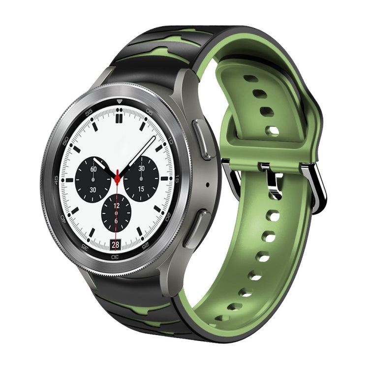 曲面紋理矽膠錶帶，適用於 Samsung Galaxy Watch 4 44mm、Samsung Galaxy Watch 4 40mm、Samsung Galaxy Watch 4 Classic 42mm