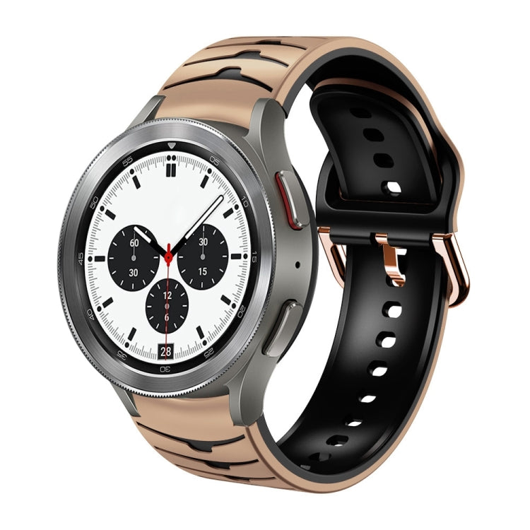 曲面紋理矽膠錶帶，適用於 Samsung Galaxy Watch 4 44mm、Samsung Galaxy Watch 4 40mm、Samsung Galaxy Watch 4 Classic 42mm