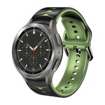 曲面紋理矽膠錶帶，適用於 Samsung Galaxy Watch 4 Classic 46mm