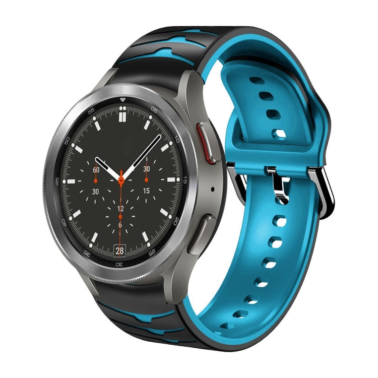 曲面紋理矽膠錶帶，適用於 Samsung Galaxy Watch 4 Classic 46mm