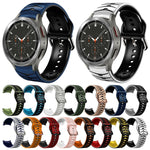 曲面紋理矽膠錶帶，適用於 Samsung Galaxy Watch 4 Classic 46mm
