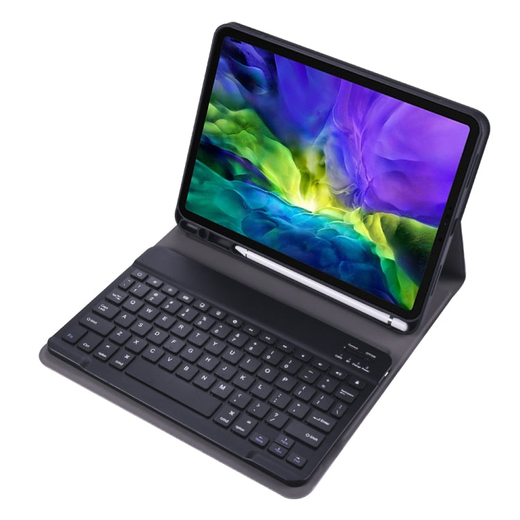 適用於 iPad 第10代 10.9'' 2022 保護套 超薄可拆卸無線藍牙平板鍵盤皮革保護套，帶筆槽