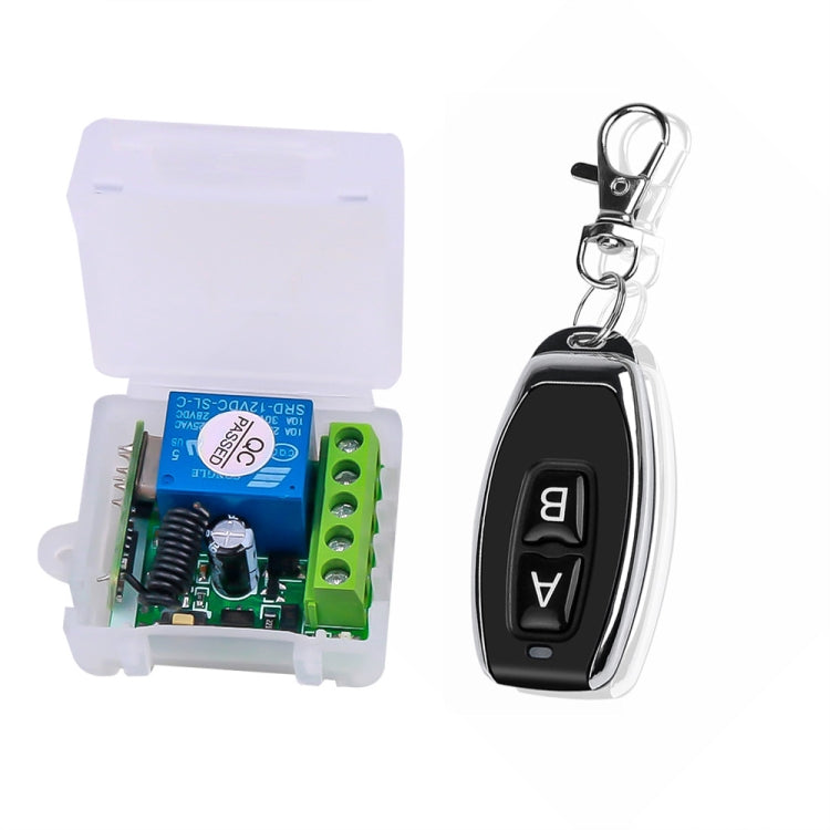 DC12V 1CH 無線射頻遙控開關 / 10A 繼電器 / 433MHZ 開關接收器