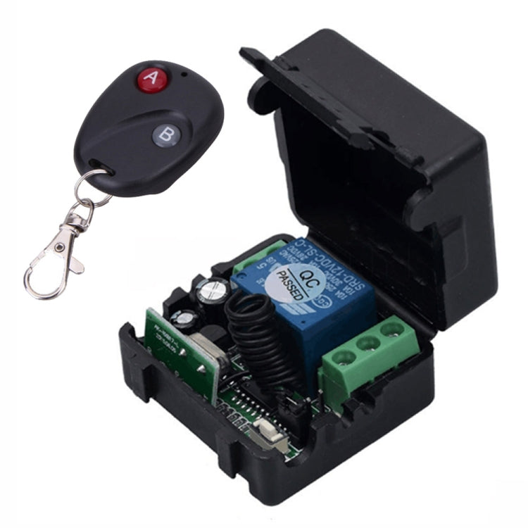 12V 10A RF無線遙控開關1路繼電器接收器