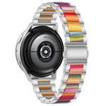 Interbead 樹脂金屬錶帶，適用於 Galaxy Watch 4 Classic 42 / 46mm