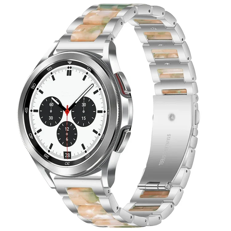 Interbead 樹脂金屬錶帶，適用於 Galaxy Watch 4 Classic 42 / 46mm