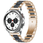 Interbead 樹脂金屬錶帶，適用於 Galaxy Watch 4 Classic 42 / 46mm