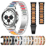 Interbead 樹脂金屬錶帶，適用於 Galaxy Watch 4 Classic 42 / 46mm