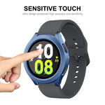 適用於 Samsung Galaxy Watch4/5 44mm ENKAY Hat-Prince 防水全覆蓋 PC 錶框 + 9H 鋼化玻璃保護殼