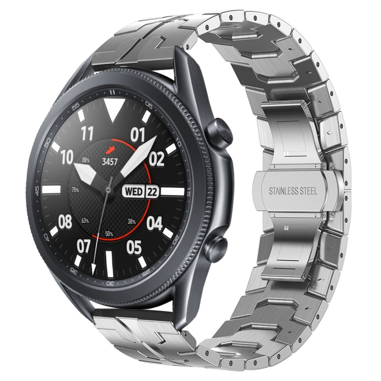 裝甲不鏽鋼金屬錶帶，適用於 Samsung Galaxy watch3 45mm，Samsung Galaxy watch 46mm，Samsung Gear S3 Classic，Samsung Gear S3 Frontier